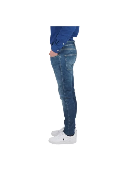 Jeansy Pt Torino ze stretchu niebieskie
