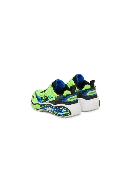 SKECHERS Tenisice MEGA SCENE plava / limeta / crna zelena