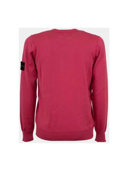 Sweter Stone Island z kamieniami różowy