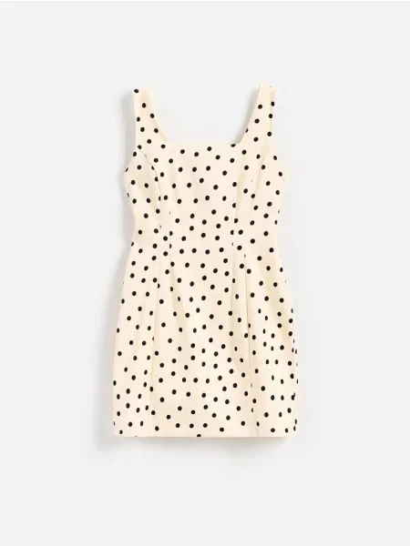 Reserved Rochie mini cu buline multicolor