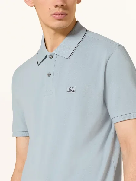 C.P. Company Polo Tričko Z Džerzeje tmavě modrá
