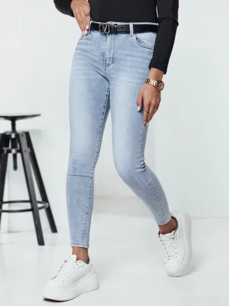 Spodnie jeansowe FITTYCHIC push up Dstreet niebieskie