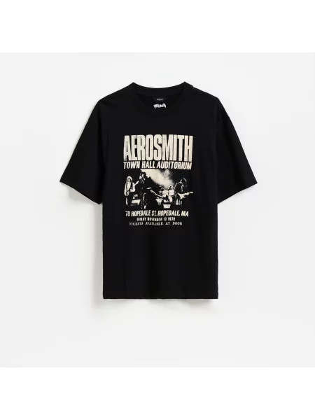 Reserved Aerosmith póló fekete