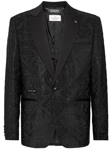 Блейзър Philipp Plein с кристали черно