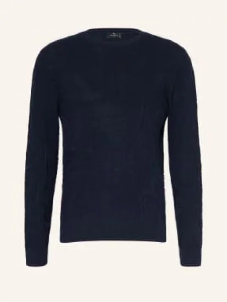 Etro Sweter blau granatowy