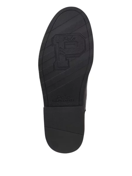 Tricou polo Polo Ralph Lauren cu dungi cu două rânduri de nasturi cu aplicații negru