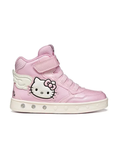 Geox SKYLIN Hello Kitty sneakers pentru copii roz