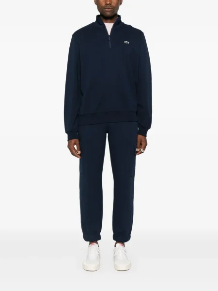 Pantaloni cargo Lacoste alergare albastru