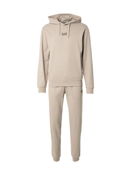 Emporio Armani Trening maro mokka / negru bej