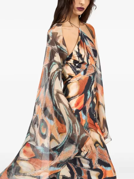 Rochie maxi Roberto Cavalli negru