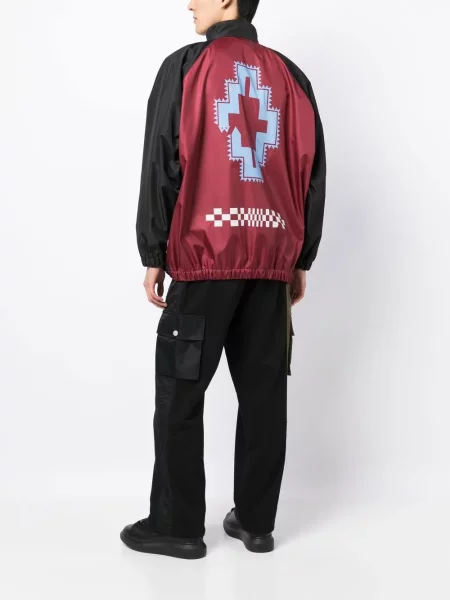 Bėgimas striukė Marcelo Burlon County Of Milan su autografu juoda