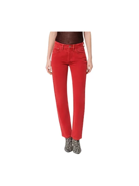 Jeansy Isabel Marant czerwone