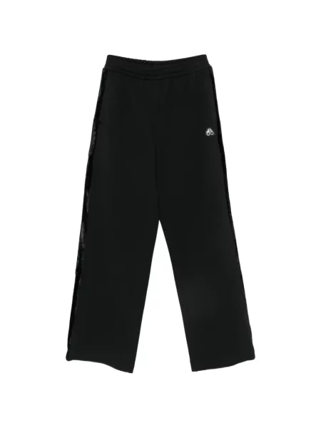 Pantaloni Moose Knuckles de catifea alergare negru