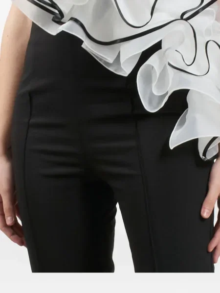 Kombinezon Babylone Paris z falbankami czarny