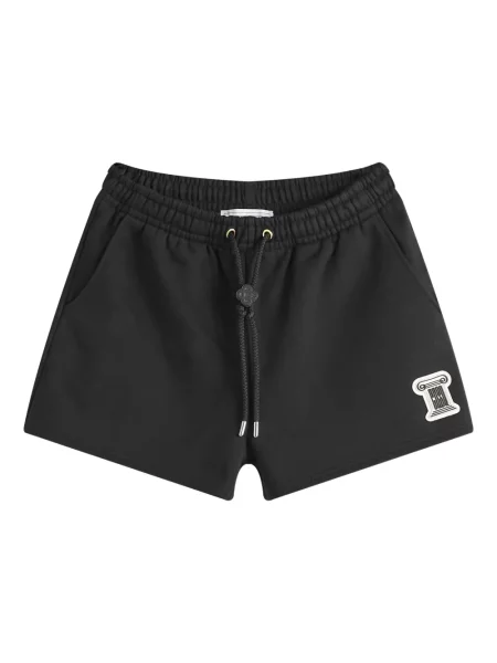 Pantaloni scurți Casablanca cu perle negru