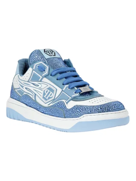Sneakersy Philipp Plein niebieskie