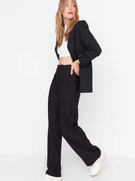 Pantaloni Trendyol negru
