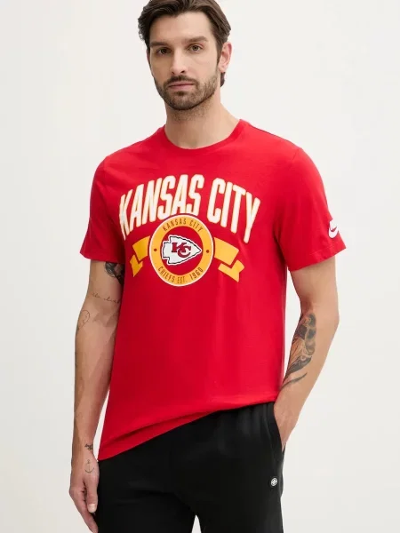 Tričko Nike Front and Back Essential s potiskem červená