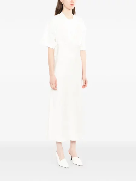 Rochie maxi Litkovska de costum alb