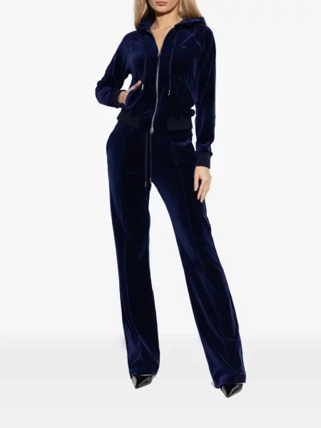 Pulover Tom Ford cu glugă albastru