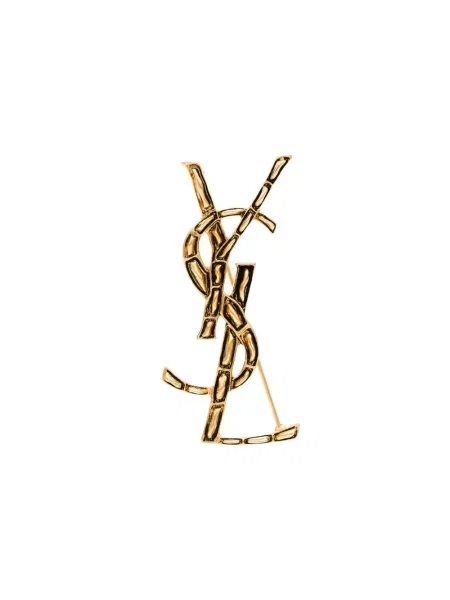 Broszka Saint Laurent żółta