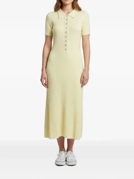 Rochie Anna Quan tricotate galben
