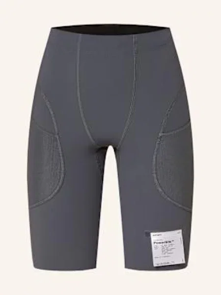 Satisfy Legginsy Do Biegania Powersilk 9 grau szare