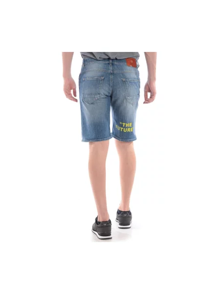 Szorty jeansowe Daniele Alessandrini casual niebieskie