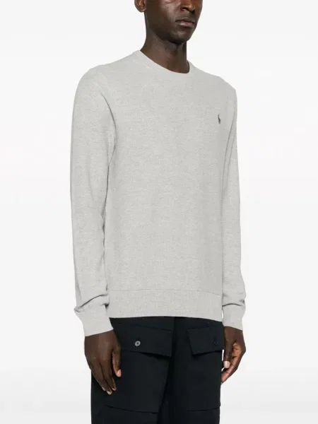 Τρέξιμο fleece polo Polo Ralph Lauren με κέντημα κόκκινο