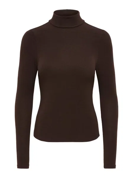 ONLY Tricou ONLGlamour ciocolatiu