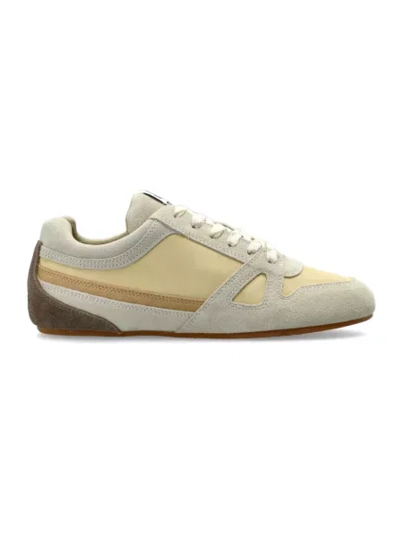 Sneakersy Isabel Marant skórzane beżowe