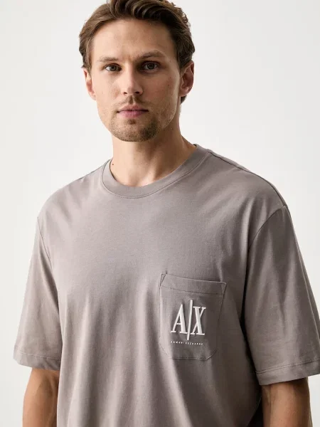 Armani Exchange férfi póló bézs