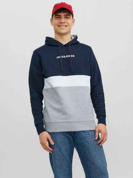 Jack & Jones Ereid Hanorac Albastru alb