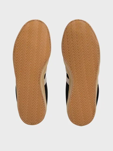 Кожаные кеды Adidas черные