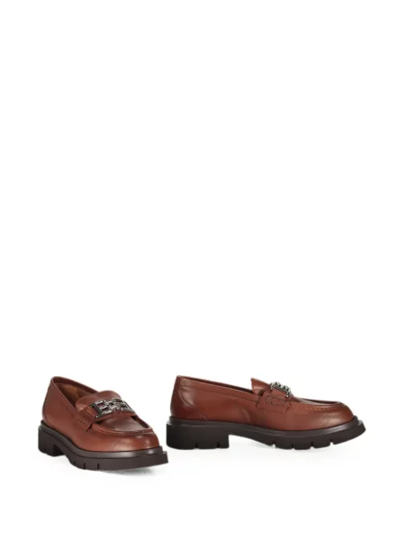 Pantofi loafer Bally din piele maro