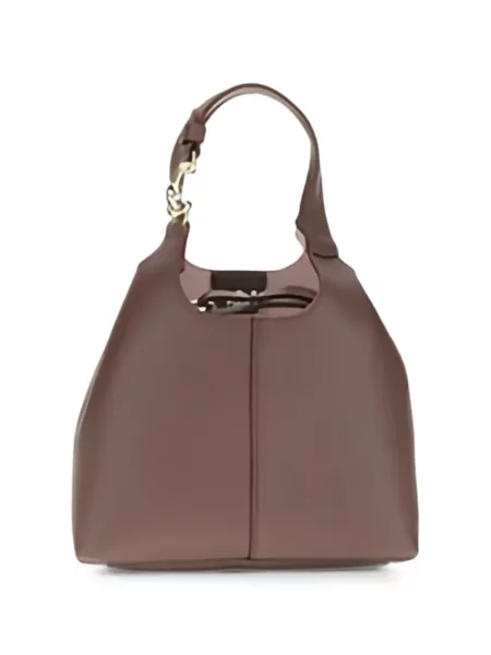 Geantă shopper Coccinelle din piele maro