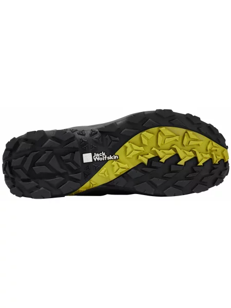 Кожаные кроссовки Jack Wolfskin коричневые