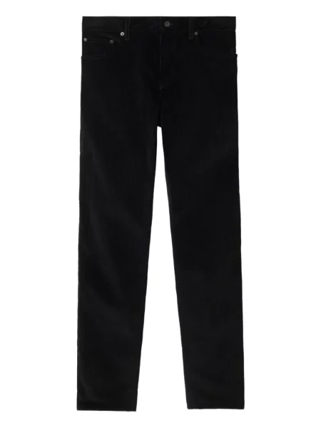 Pantaloni Burberry de catifea cord negru