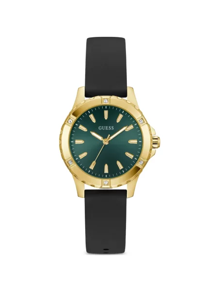 Ceas Guess cu strasuri verde