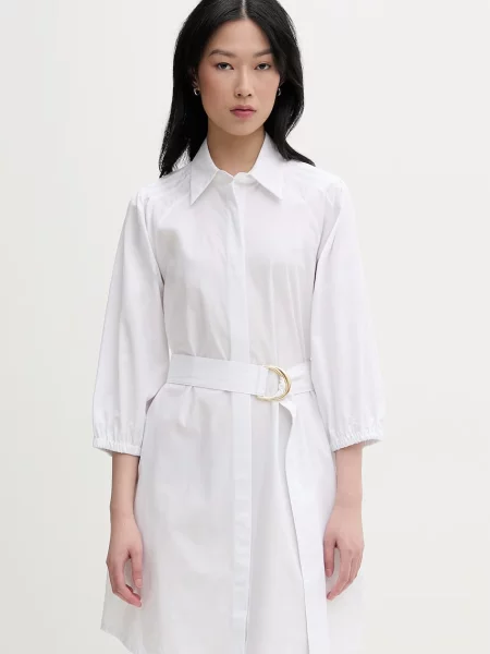 HUGO rochie din alb
