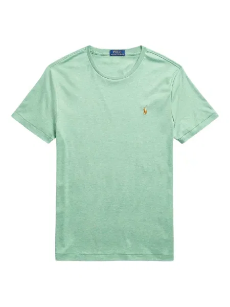 Vlněné dvouřadé polotričko Polo Ralph Lauren s autogramem zelené
