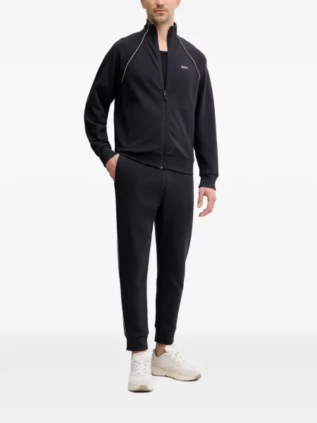 Trening Boss cu broderie albastru