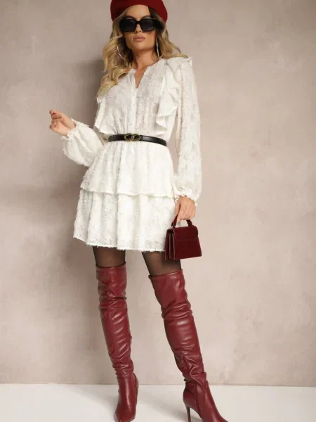 Rochie Zinetha deschis bej