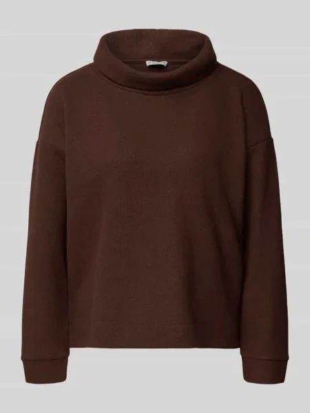 Bluza o kroju relaxed fit ze stójką Tom Tailor