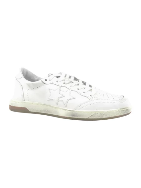 Sneakersy 2star skórzane białe