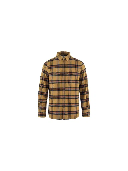 Fjällräven Övik Heavy Flannel Shirt M Mężczyźni Koszula Fjällräven Pomarańczowy Size: XS czarna