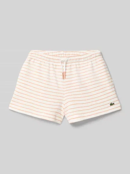 Bermudy z detalami z logo Lacoste