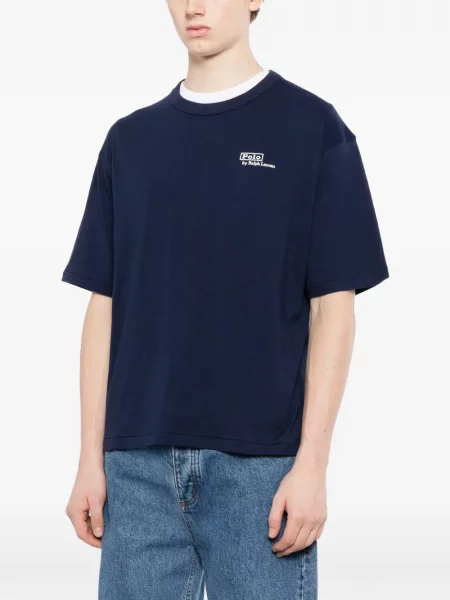 Πουκάμισο Polo Ralph Lauren με κουμπιά στον γιακά με σχέδιο γκρι
