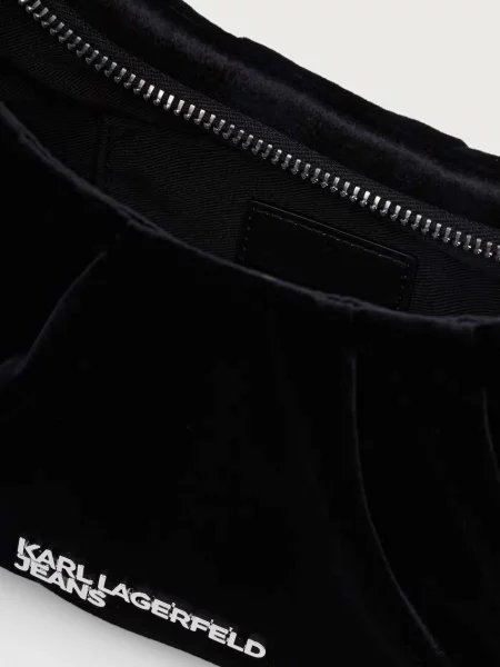 Karl Lagerfeld Jeans сумочка велюрова