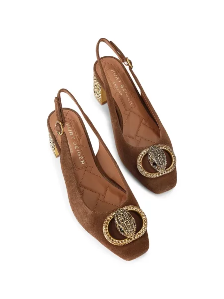 Pantofi cu toc Kurt Geiger London maro